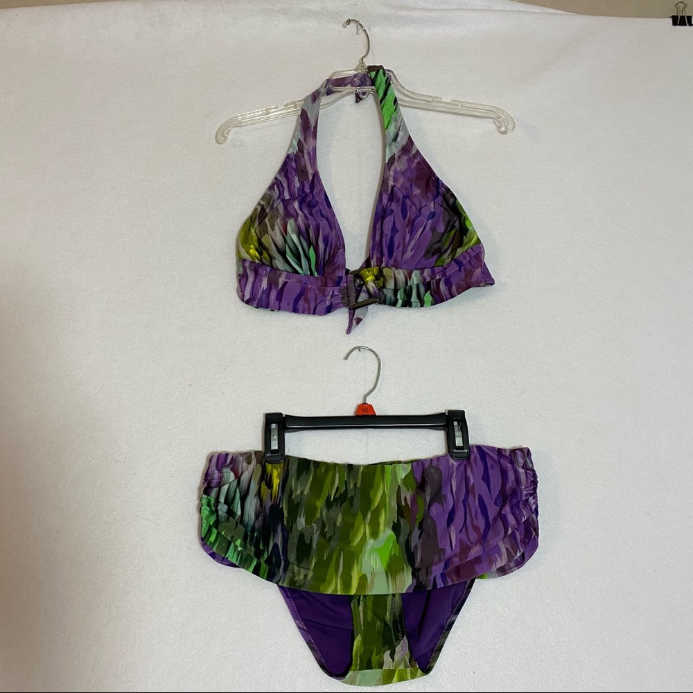 Zingara bikini set Purple and Green